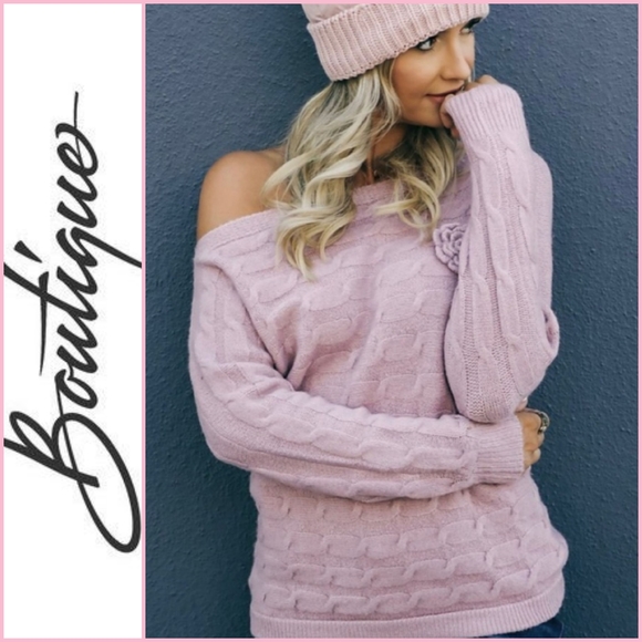 Sweaters - PRICE FIRM LAST ONE NEW Boho Chic Off The Shoulder Sweater